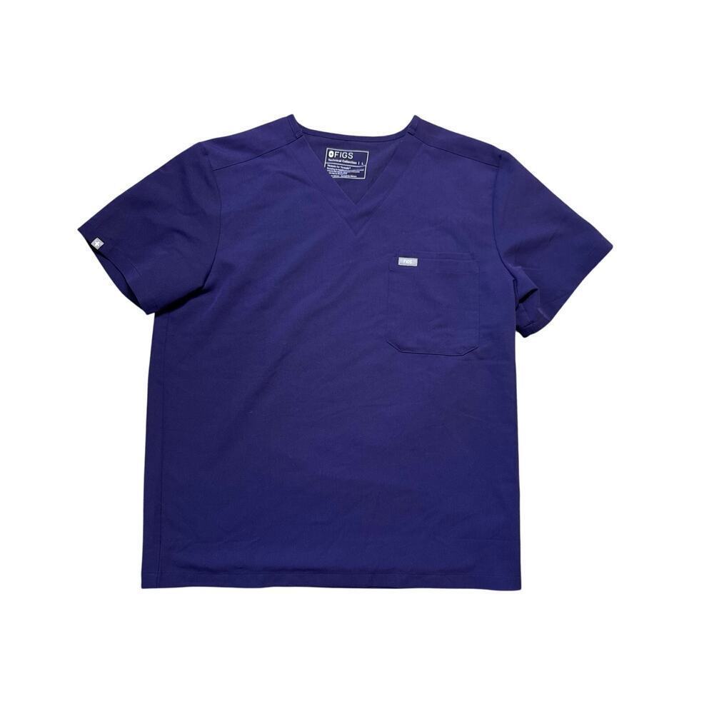 FIGS Scrubs Top; Technical Collection; Size L; Royal Blue